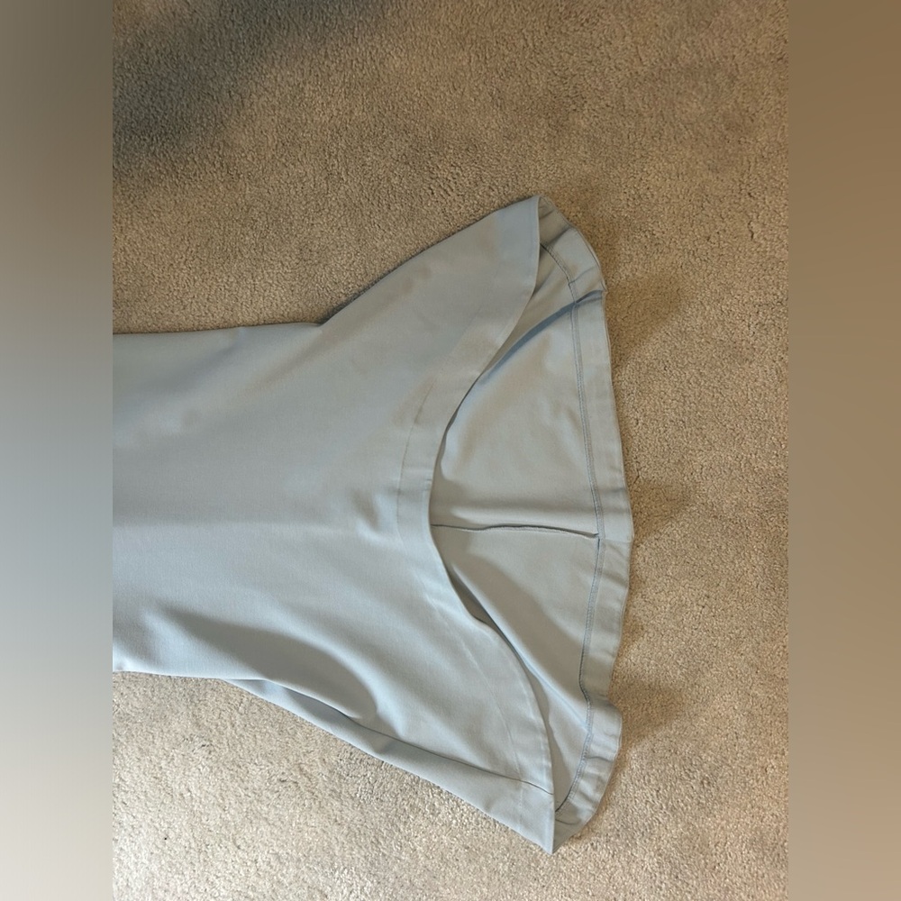 REVOLVE Baby Blue Strapless Cutout Maxi Gown - Picture 4 of 8